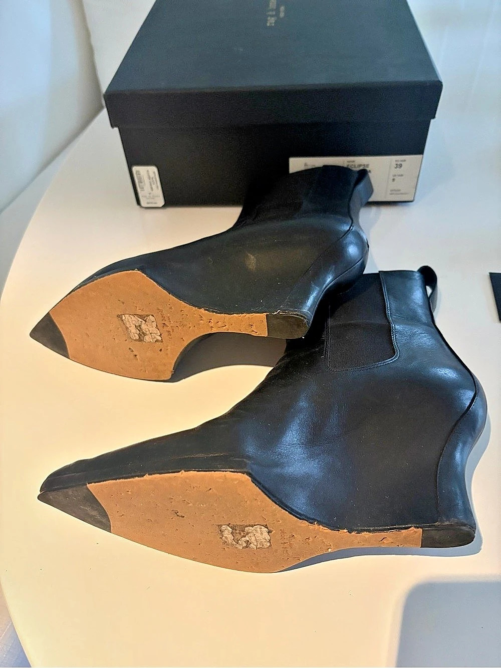 rag & bone Eclipse Chelsea Boot Black Ankle Boots US 9 - Picture 3 of 5